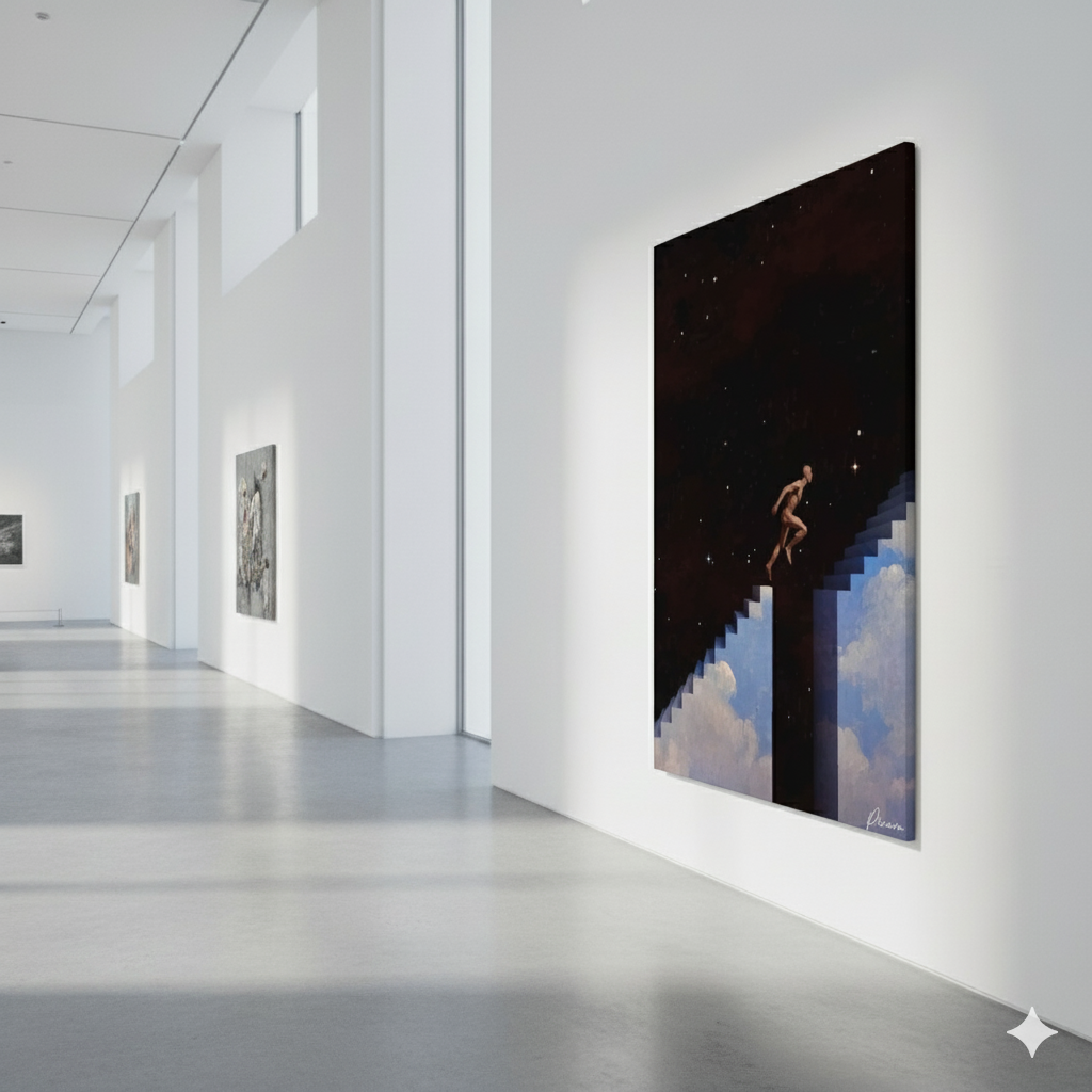 Toile artistique – Le Saut du Destin