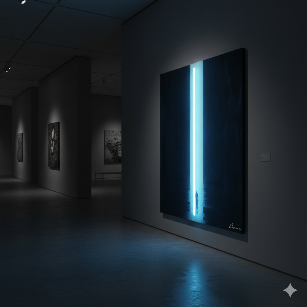 Toile neon – Le Passage Blanc