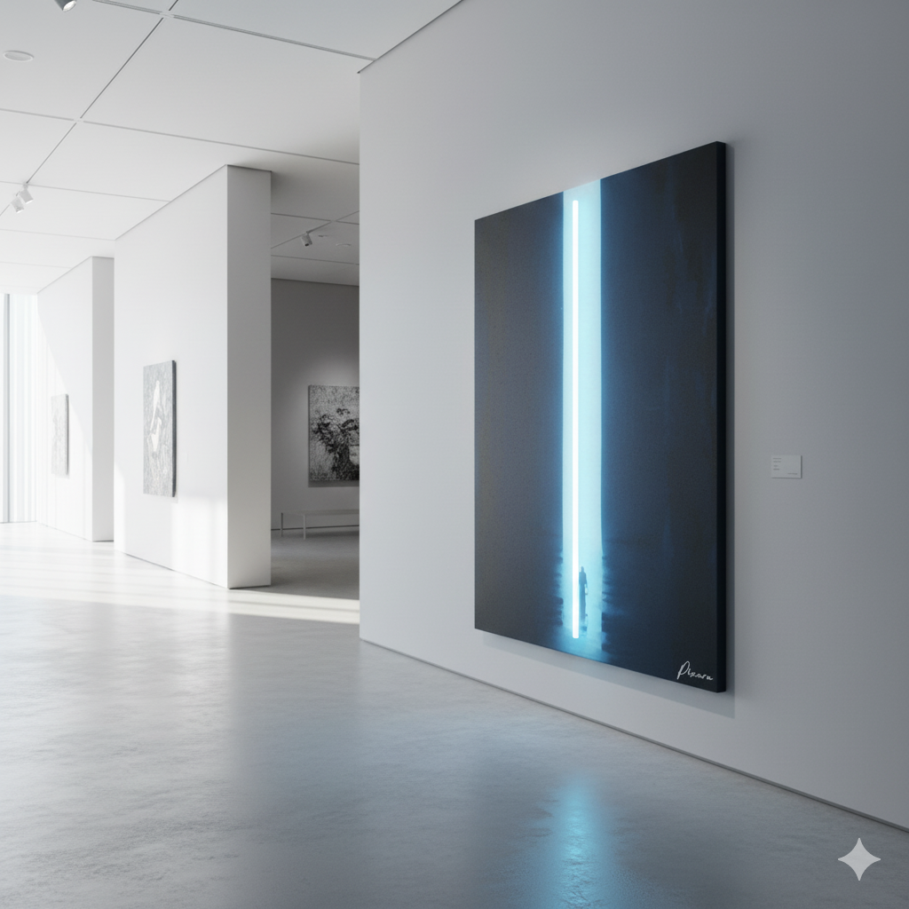 Toile neon – Le Passage Blanc