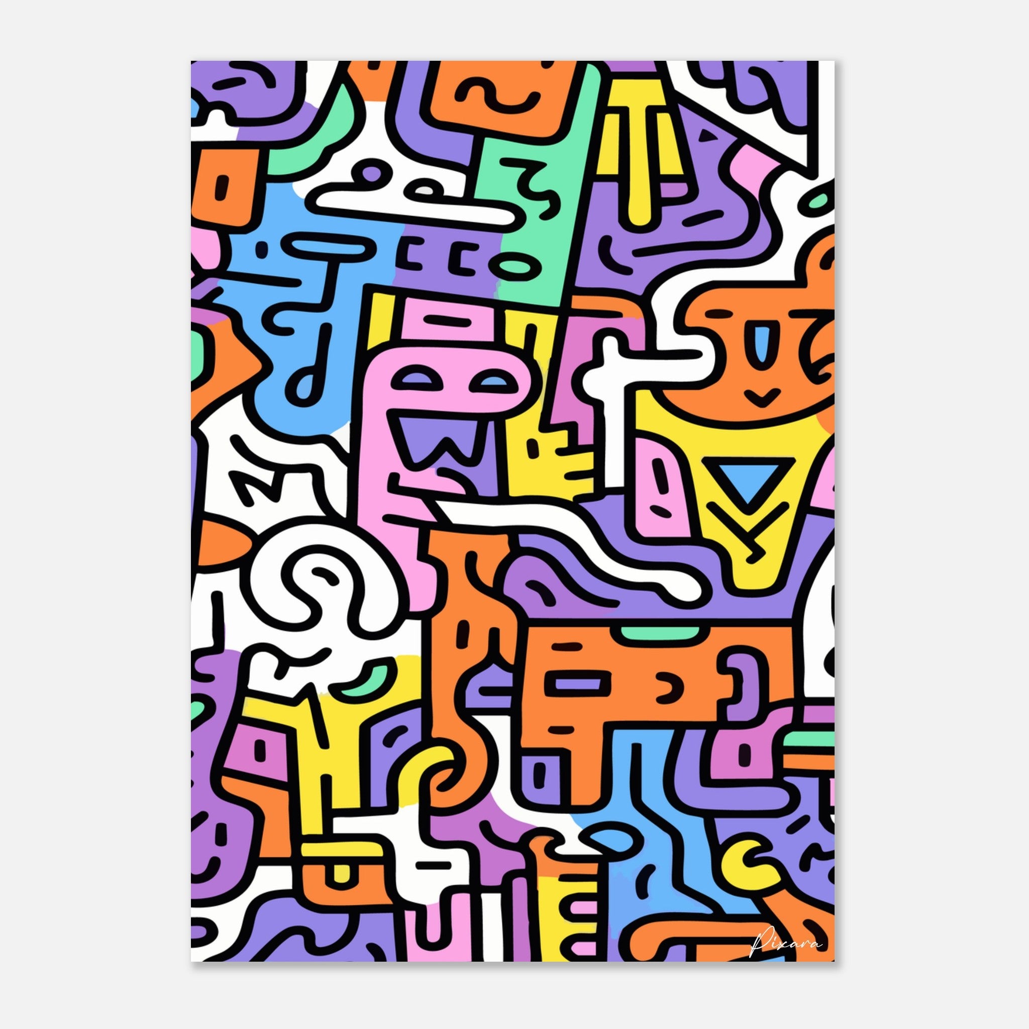 Affiche murale artistique – design | Pixara