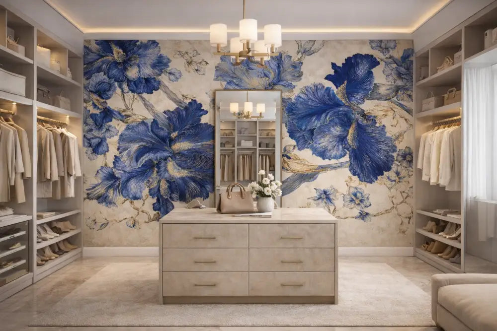 Sac à main en cuir beige avec quincaillerie dorée reposant sur une commode en marbre.