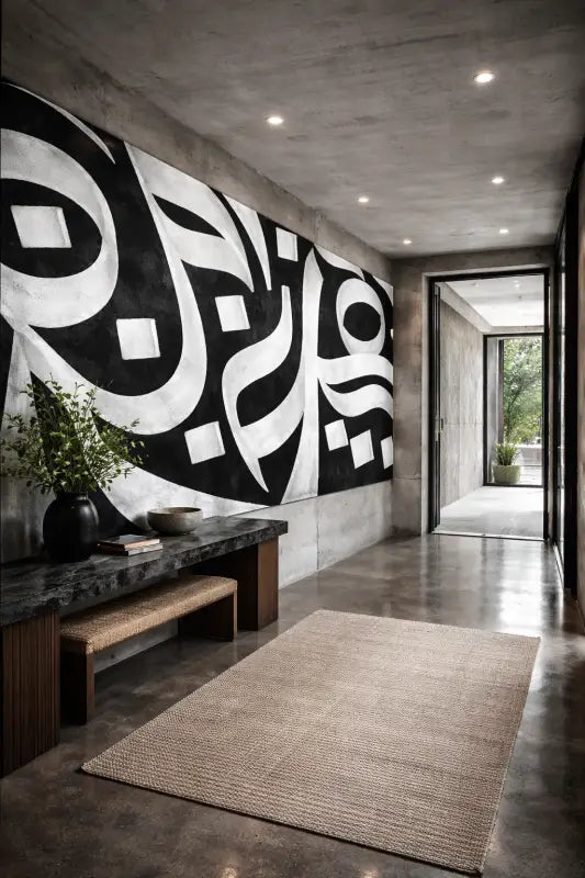 Mur d’Accent Calligraphie Abstraite – Kalligraphos | Pixara - papier peints