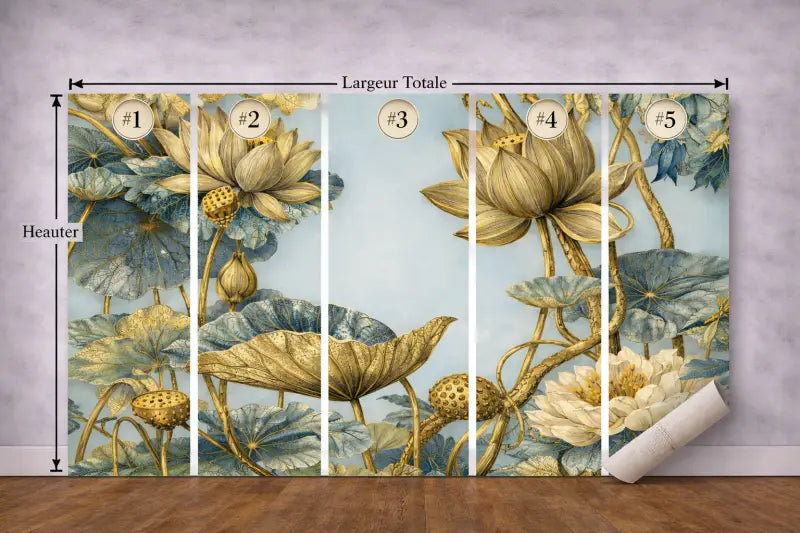 Papier Peint Panoramique Haute Couture | Mur d’Accent Luxe - PIXARA - papier peints