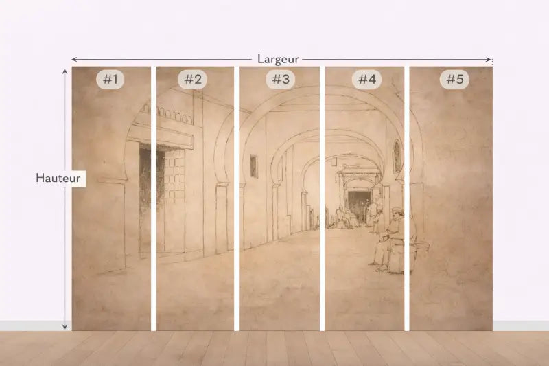 Papier Peint Panoramique Sur Mesure Élégant | Mur d’Accent Design - PIXARA - papier peints