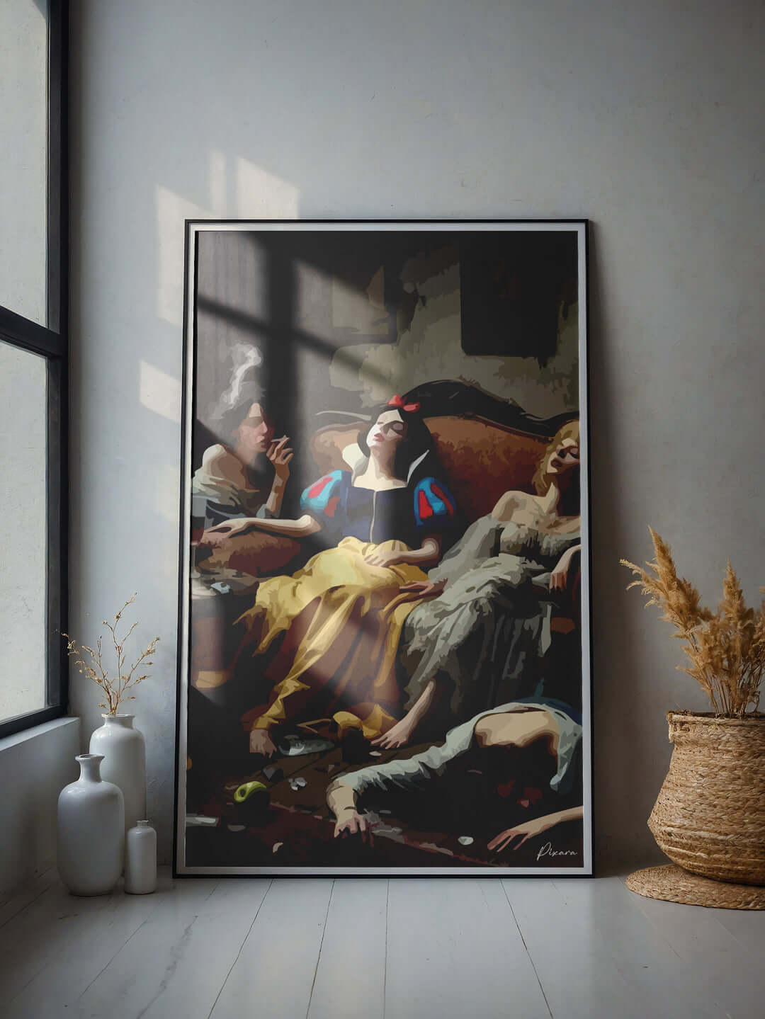 Comment intégrer une grande toile dans une petite pièce ?