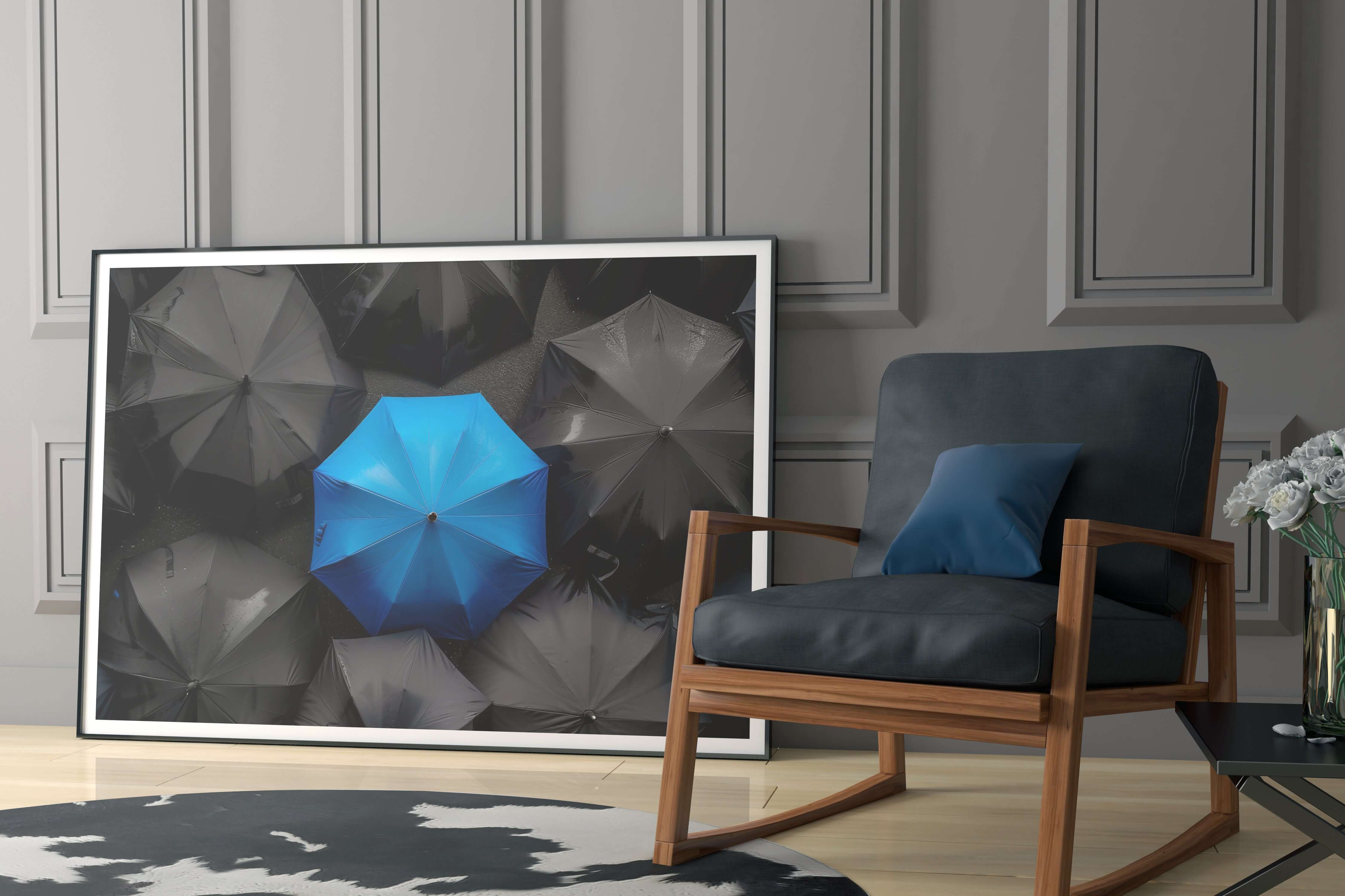 affiche format horizontal paysage décoration murale contemporaine