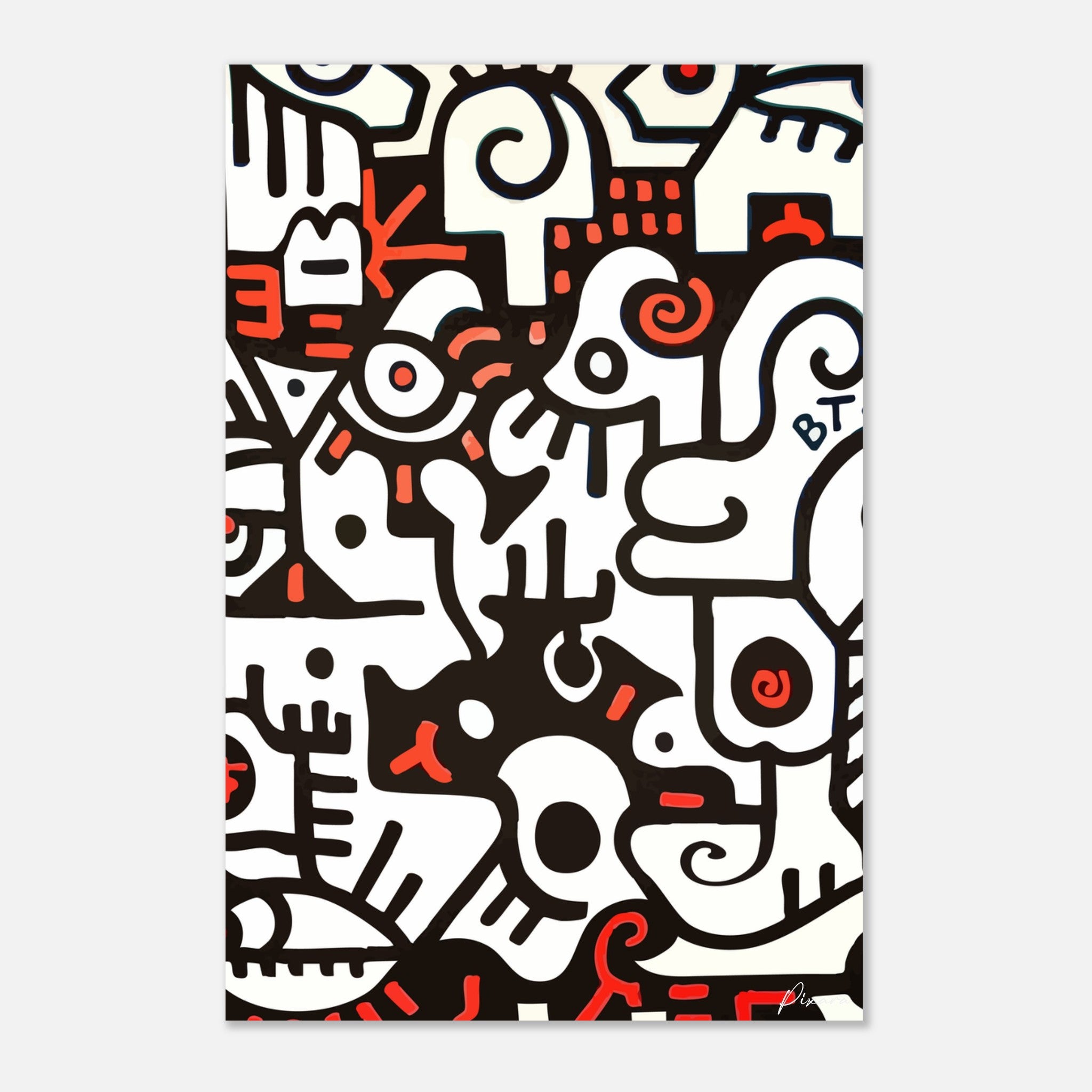 Affiche murale artistique – design | Pixara