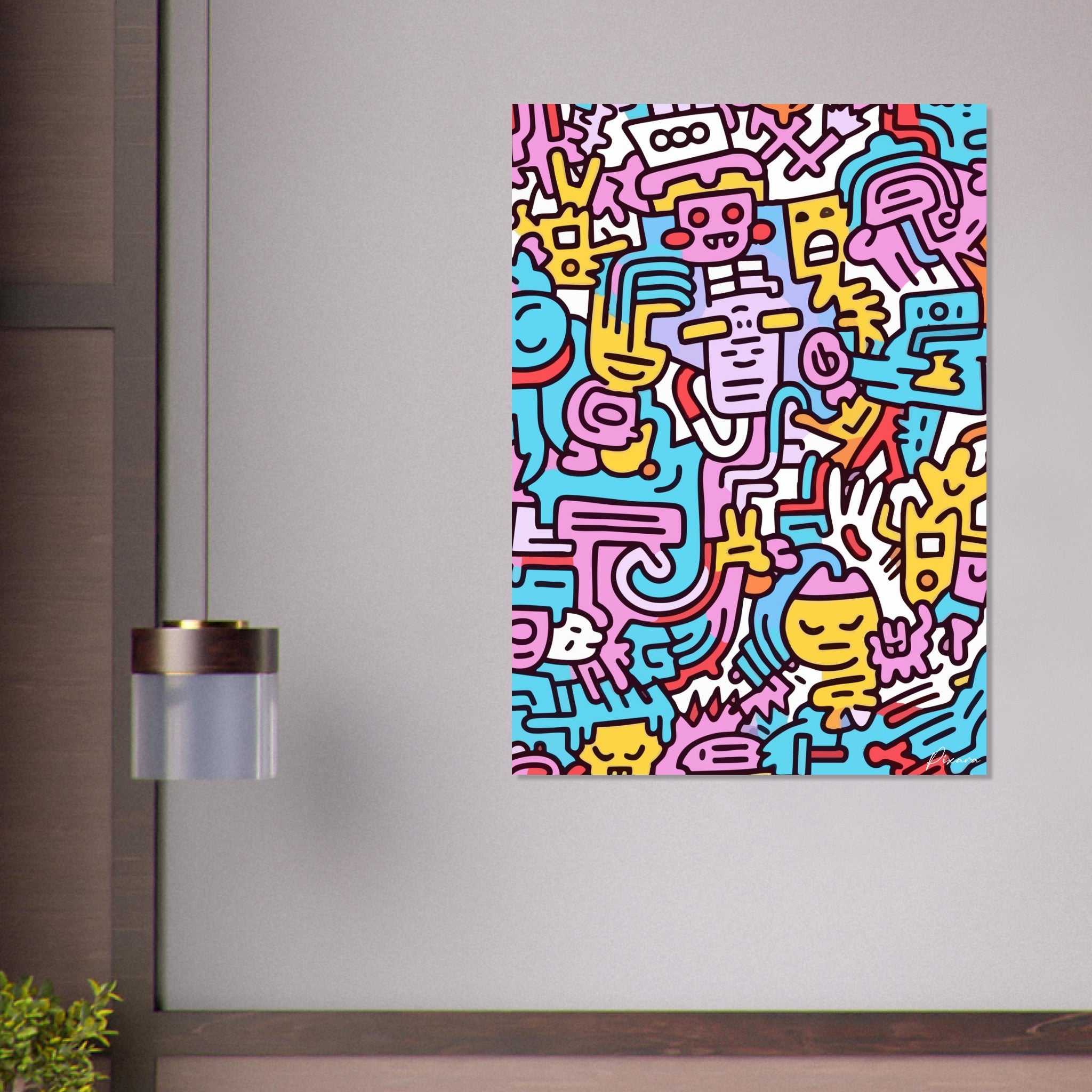 Affiche murale artistique – design | Pixara
