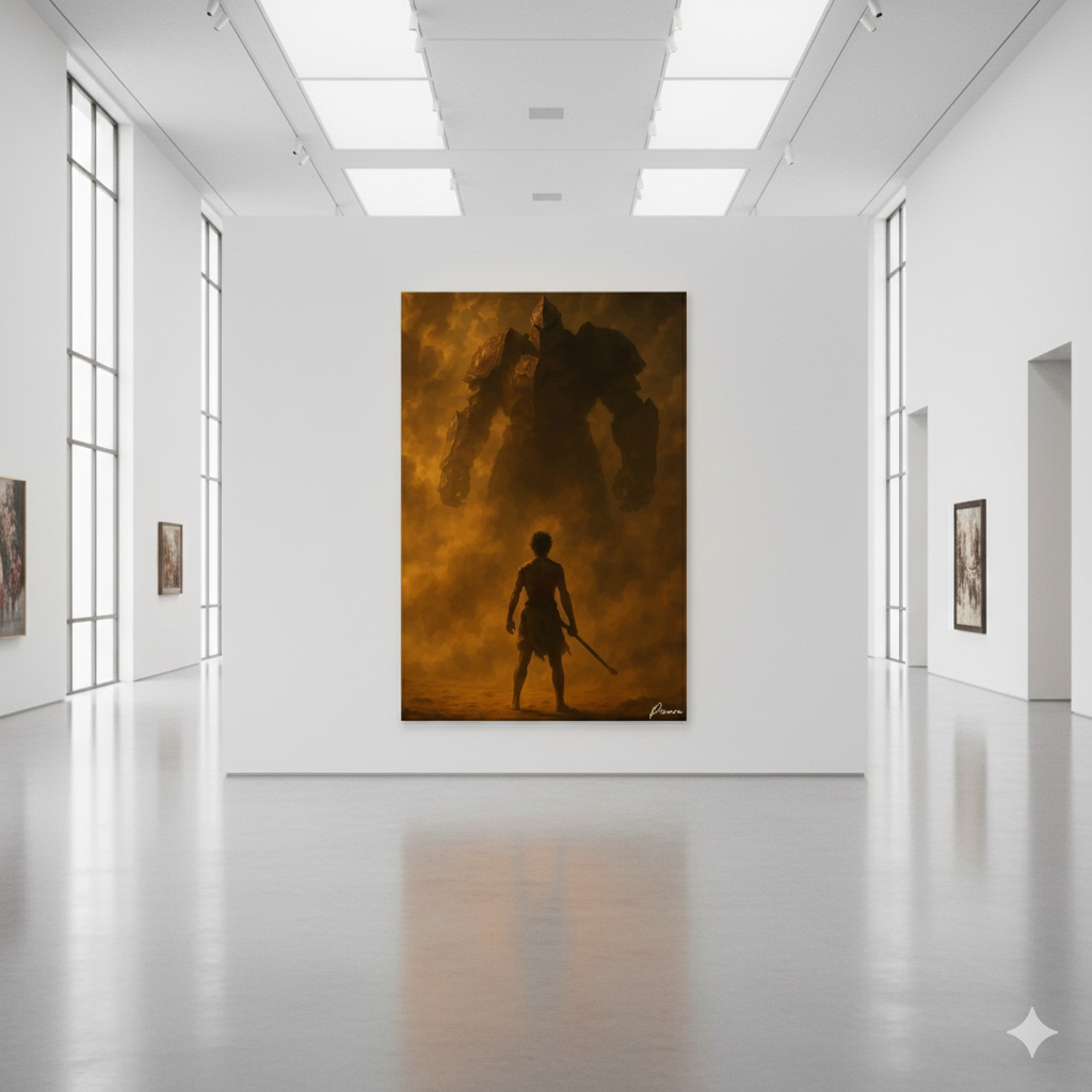 Toile artistique – COURAGE & DESTIN