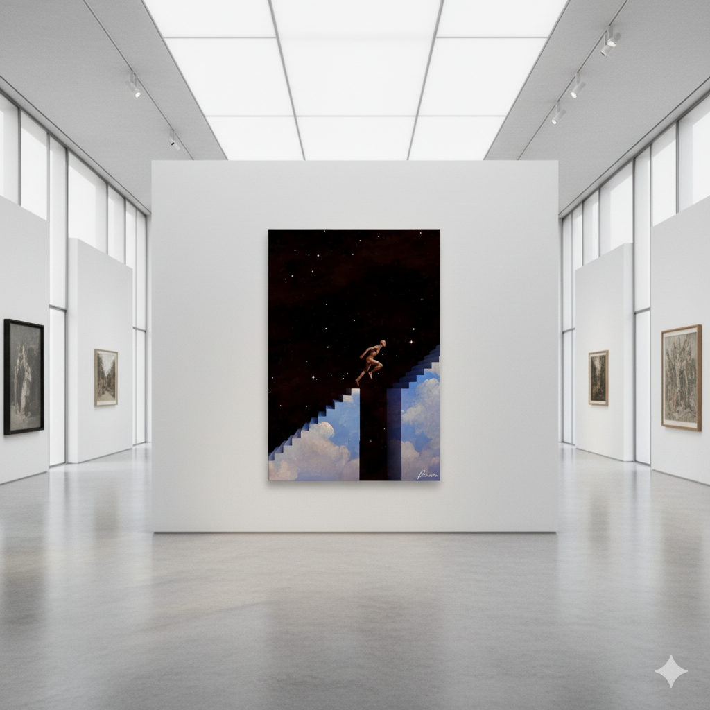 Toile artistique – Le Saut du Destin