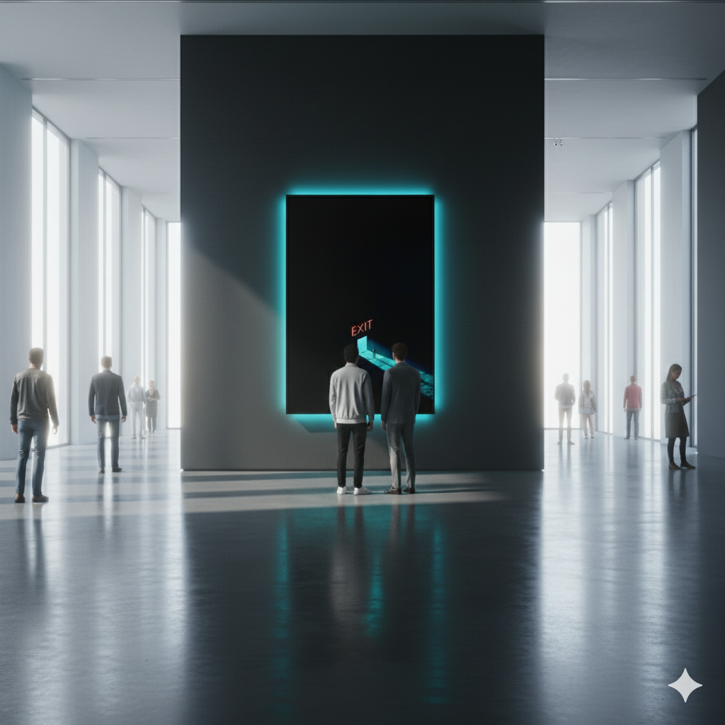 Toile artistique – EXIT BLEU