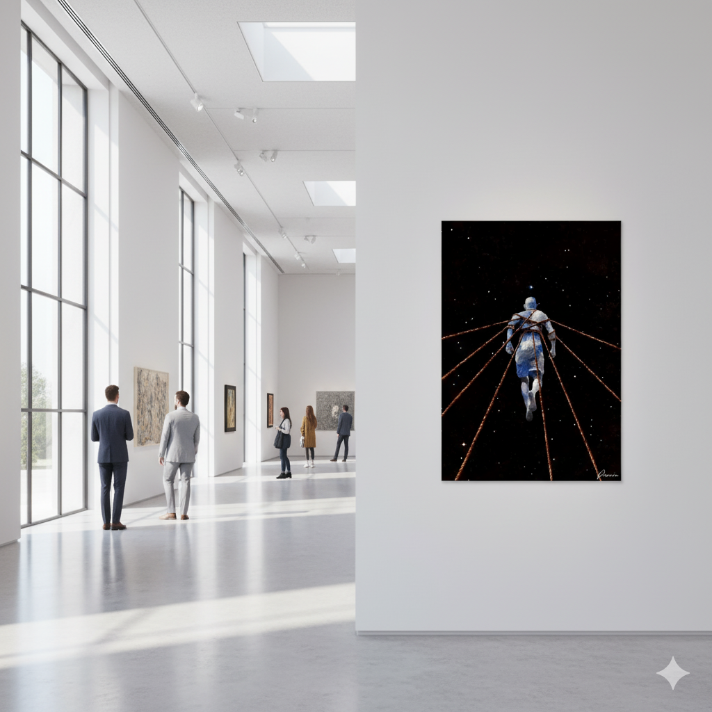 Toile artistique – L’Ascension Entravée