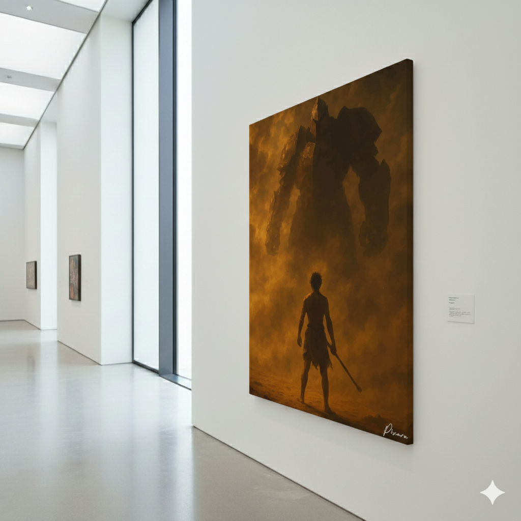 Toile artistique – COURAGE & DESTIN