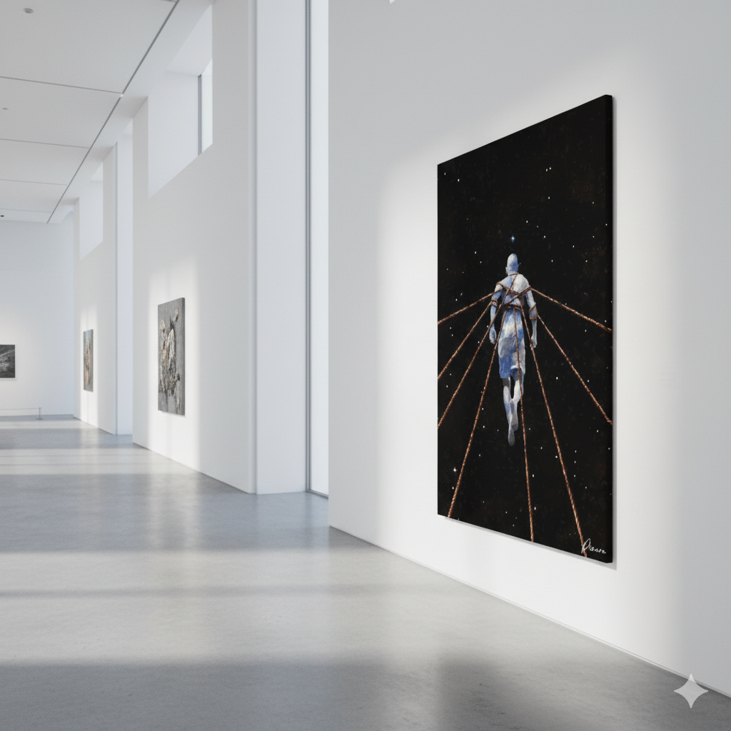 Toile artistique – L’Ascension Entravée