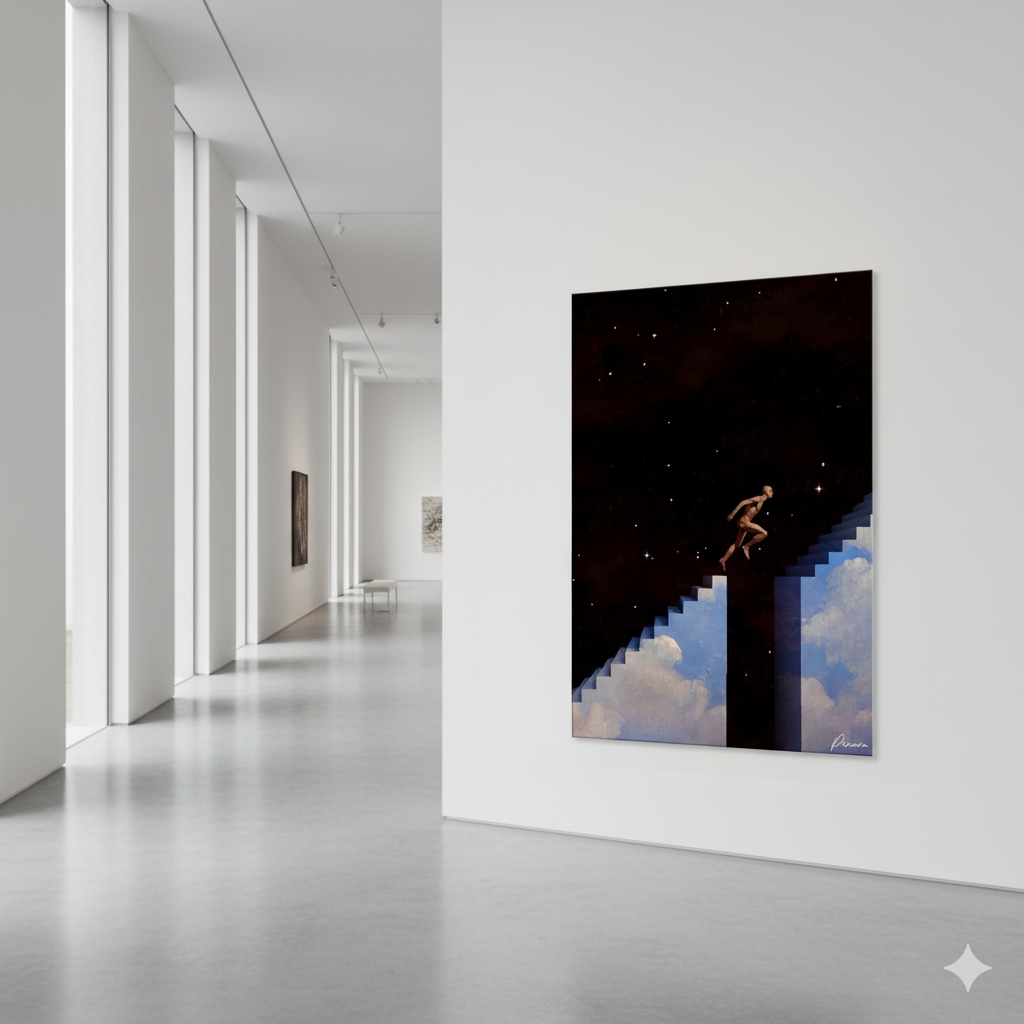 Toile artistique – Le Saut du Destin