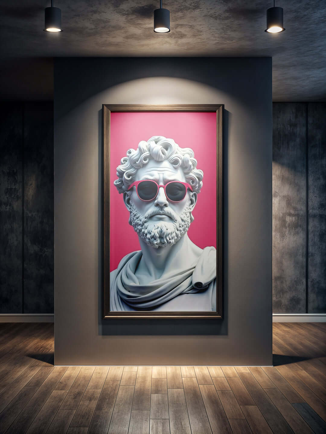 Affiche "L’Antique Moderne" – L’élégance d’hier, l’attitude d’aujourd’hui