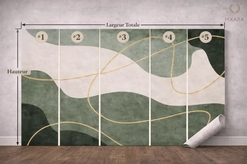 Mur d’Accent Japandi Minéral – Symphonie Organique | Pixara - papier peints