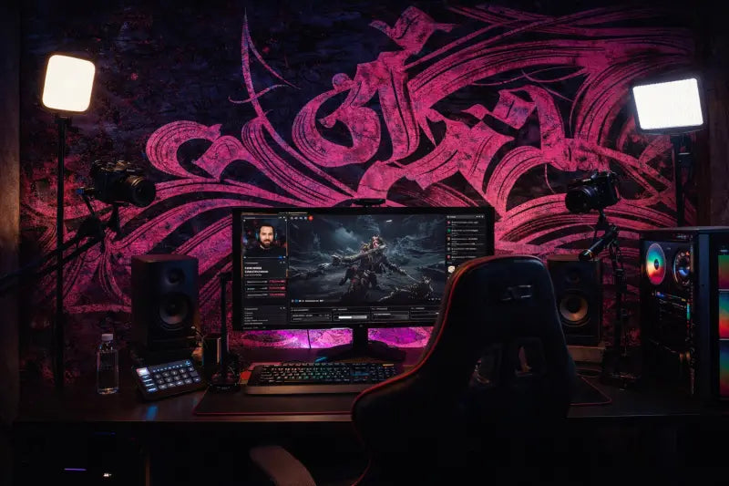 Mur d’Accent Néon Calligraphie – Neon Script | Pixara - papier peints