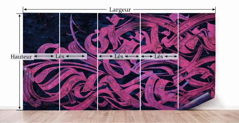 Mur d’Accent Néon Calligraphie – Neon Script | Pixara - papier peints