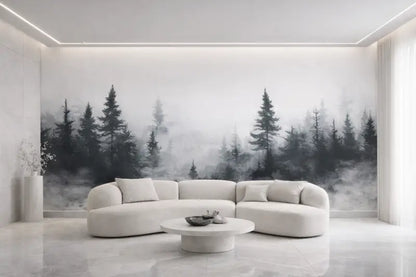 Canapé d’angle crème, élégant, aux bords arrondis doux et aux coussins assortis.