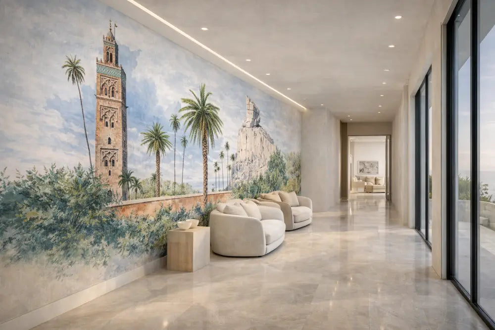 Fauteuils lounge capitonnés en beige avec des formes douces et arrondies et un design minimaliste.