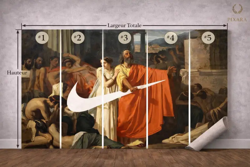 Papier Peint Panoramique Nike Art | Mur d’Accent Pop Art - PIXARA - papier peints