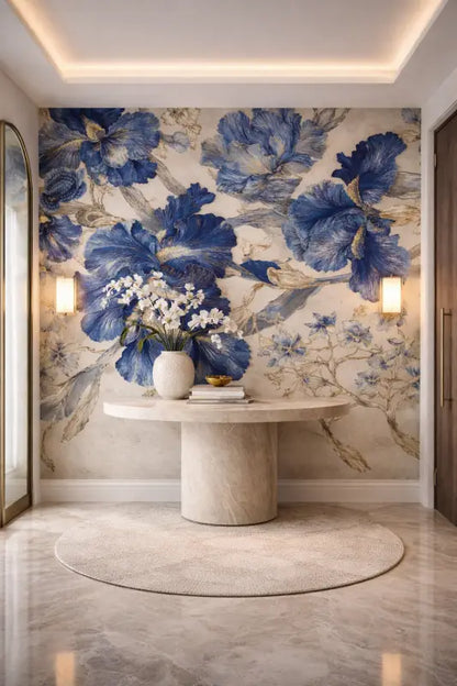 Vase en céramique blanche contenant des orchidées blanches