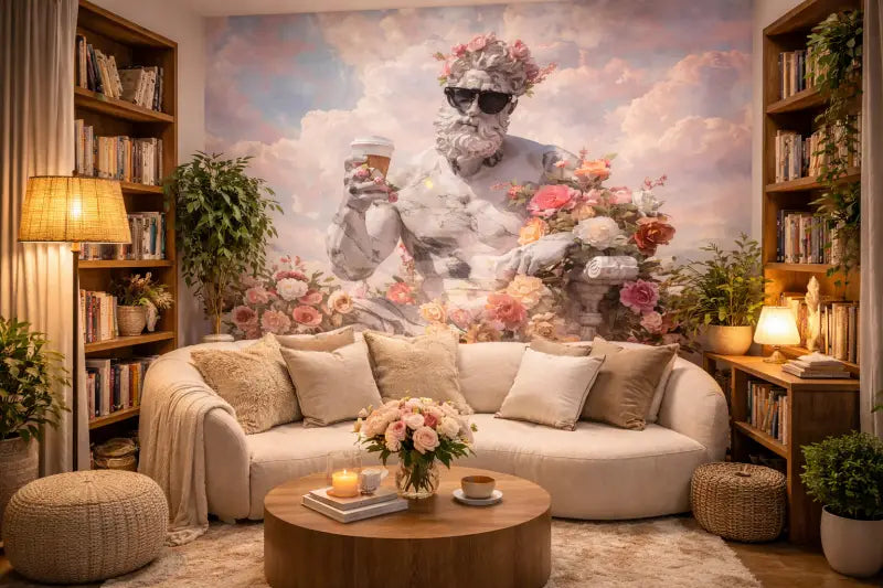 Papier Peint Panoramique Olympus Morning | Mur d’Accent Pop Culture - PIXARA - papier peints