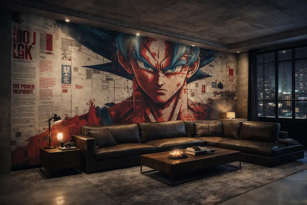 Canapé d’angle en cuir marron foncé avec un design moderne épuré et des pieds en métal minimalistes.