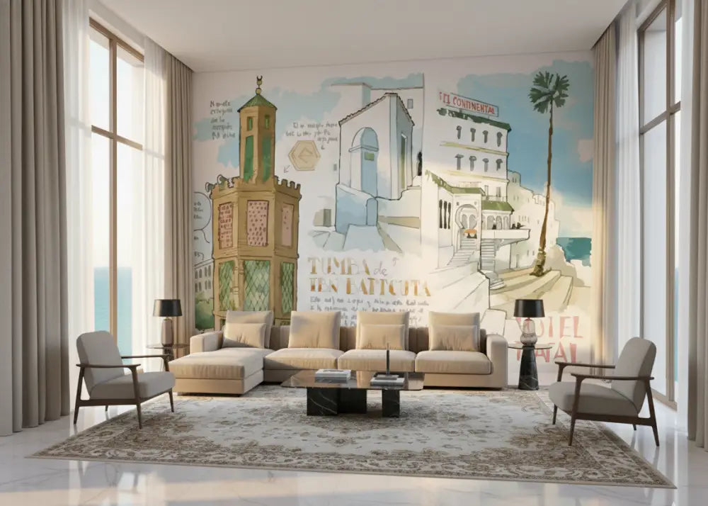 Canapé d’angle beige à design moderne et minimaliste avec rembourrage moelleux.