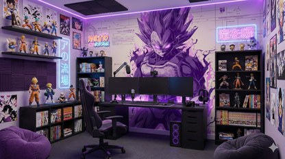 Papier Peint Panoramique Vegeta Dragon Ball Z – Décoration Murale Grand Format Pré-encollée - 250 x 180 cm - papier