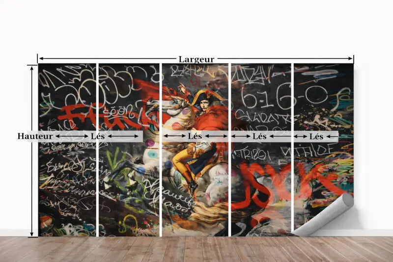 Papier Peint Street Art Bonaparte | Mur d’Accent Impérial - papier peints